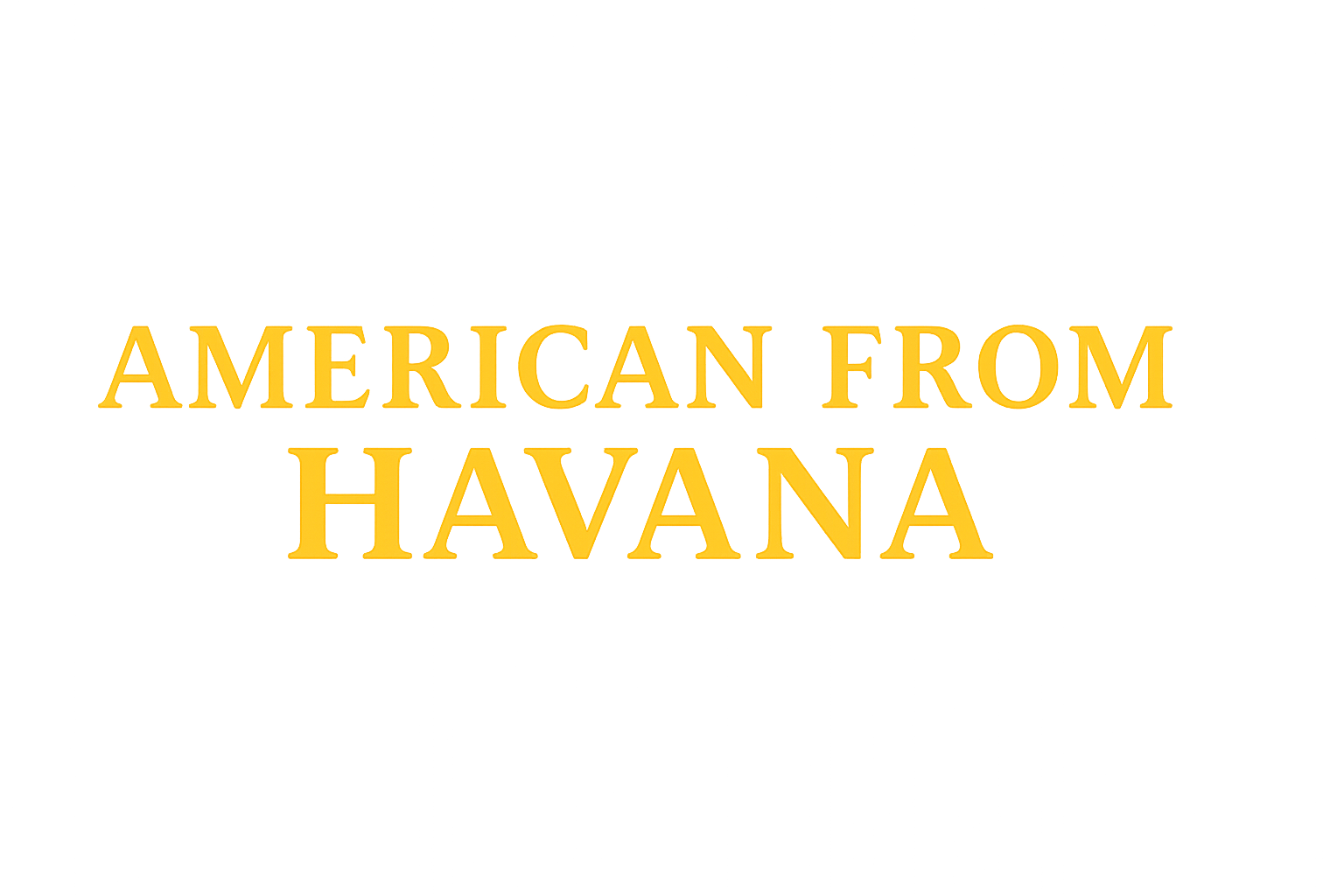 American From Havana LLC · All rights reserved